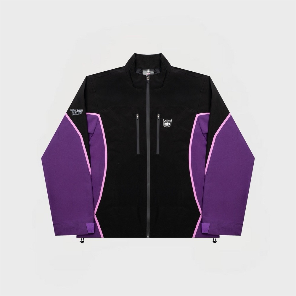 PLUTODRY DRIFT Rain JACKET CAPTAIN MORGAN Men's Golf Size Medium Purple Black